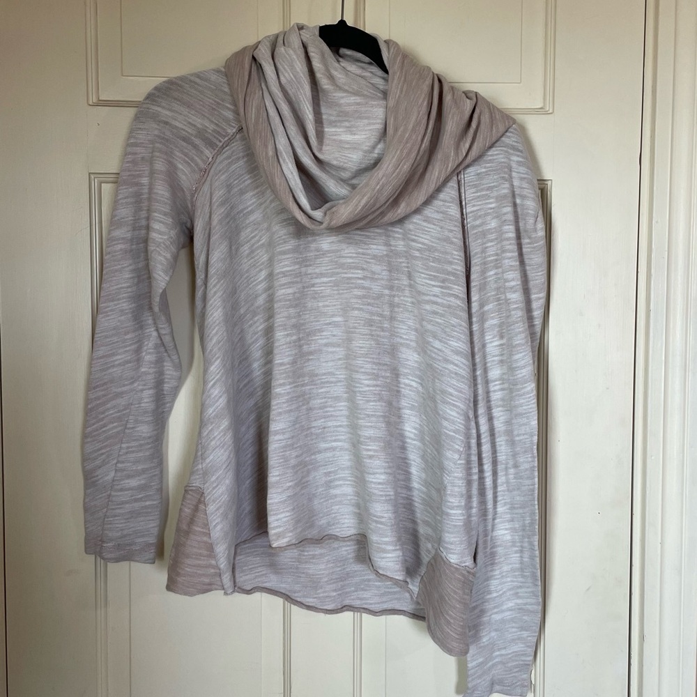 Free People Beach One Body Cocoon Cowl Neck Oversized Sweater/Top One Size Tan - Picture 9 of 10